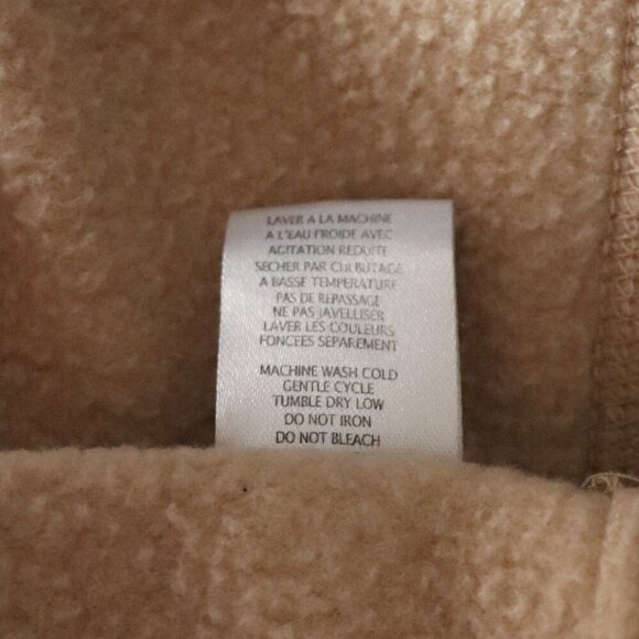 Vntg Classic Editions Sz Lrg Cream Embroidered Bird Buttoned Fleece Cardigan - Picture 14 of 14